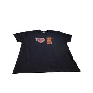Fanatics New York Knicks Whole New Game Black T Shirt Mens    4XL (889)